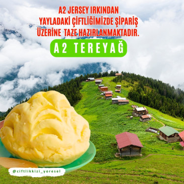 Tereyağ A2 Jersey Sütten 1 Kg