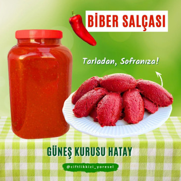 Hatay Biber Salçası 2 Kg