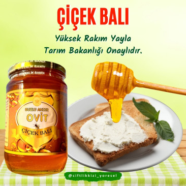 Çiçek Balı 1 Kg - Yüksek Rakım Yayla