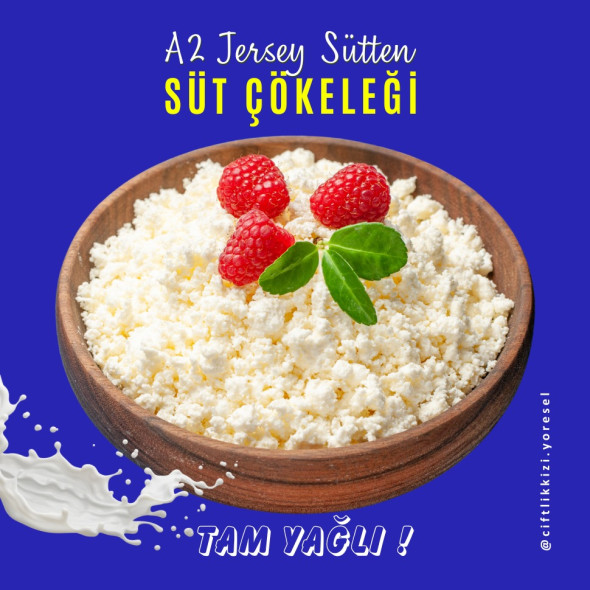 A2 Jersey Sütünden Çökelek | Doğal Katkısız Köy Çökeleği 1 Kg